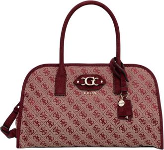Guess Samantha Crossbody Tas - Dames - Tassen - Rood - Maat: ONE Size Leer