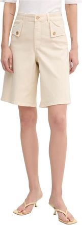 Joseph Ribkoff Short Shorts - Dames - Korte Broeken - Beige - 4XL - Denim - Korte Broeken