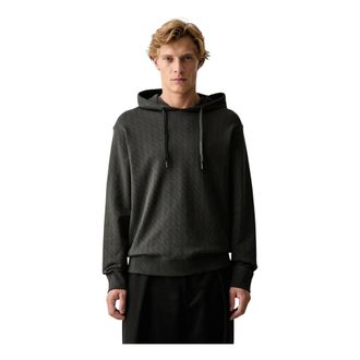 A|X Armani Exchange Sudadera con M&uacute;ltiples Logos - Sweatshirts & Hoodies - Hombre - Verde - XL