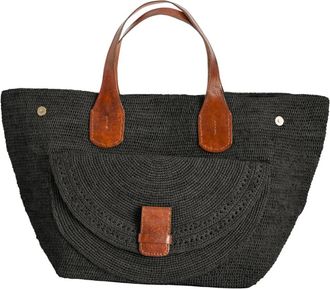 Ibeliv Laza II Black - Dames - Shoppers - Zwart - ONE Size - Katoen - Tassen
