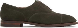 Crockett & Jones Oxford in pelle scamosciata - Verde