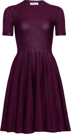 Alaia Purple Skater dress