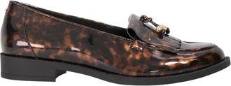 Dune London Globetrot-loafers met kwastjes in schildpadmotief voor dames (Veelkleurig)