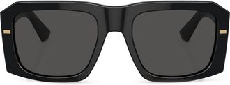 Dolce & Gabbana Eyewear square frame sunglasses - men - Acetate - 54 - Black