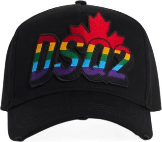 Dsquared2 Be Proud honkbalpet - Zwart
