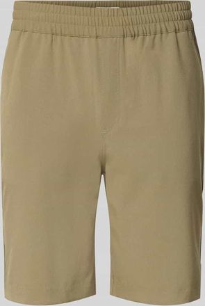 Casual Friday Casual Friday Shorts mit elastischem Bund Modell Samos in Khaki, Gr&ouml;&szlig;e XXL