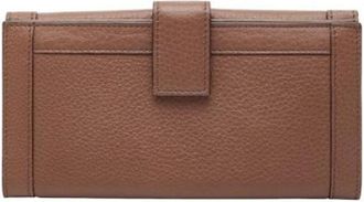 Gucci Pre-owned Wallets, female, Brown, Size: ONE SIZE Pre-owned Canvas Wallet