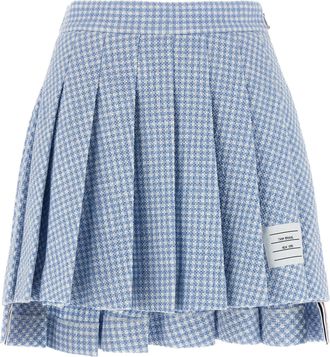 Thom Browne Pleated Tweed Skirt