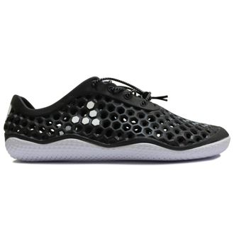 Vivobarefoot Ultra III Bloom Synthetic Womens Low Top Trainers - Black White - Size:UK 4