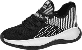 Generic Arch Support Running Trainers for Women Womens Wide Fit Gym Shoes Mens Sports Shoes Mesh Breathable Casual Non Fashion Running Lightweight Fly Woven C