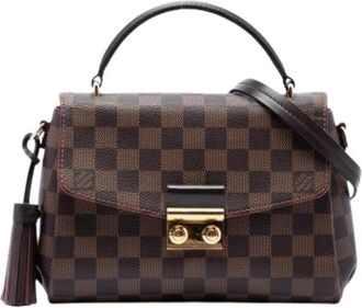 Louis Vuitton Pre-owned Croisette - Dames - Vintage Handtas - Bruin - ONE Size - Leer - Vintage