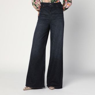 Chlo&eacute; Jeans ampio nero slavato
