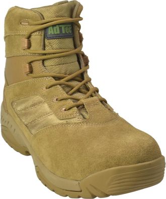 Adtec 6 Suede Leather Side Zipper Tactical Boots in Coyote at Nordstrom, Size 10.5