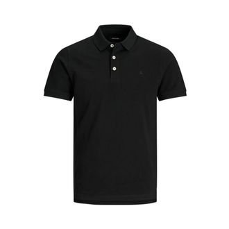 Jack & Jones Jack & Jones, Polo Shirts, male, Black, Size: 2XL Polo