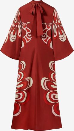 La DoubleJ Langes Seidentwillkleid Magnifico Plac&eacute;e Phoenix