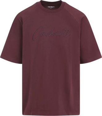 Carhartt Work in Progress S/S Ray raglan T-shirt - men - Organic Cotton - S - Brown