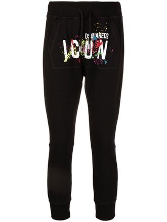 Dsquared2 Trainingsbroek met print - Zwart