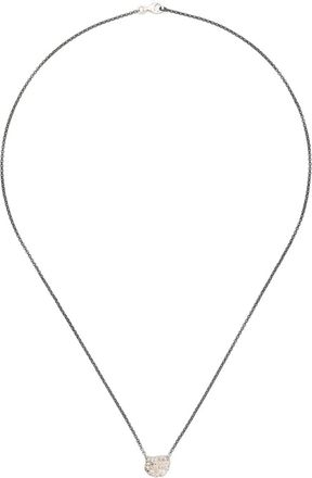 Rosa Maria Sterling zilveren halsketting met diamanten hanger