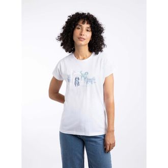 Weird Fish Walkies Slub T-Shirt in White at Nordstrom, Size 14