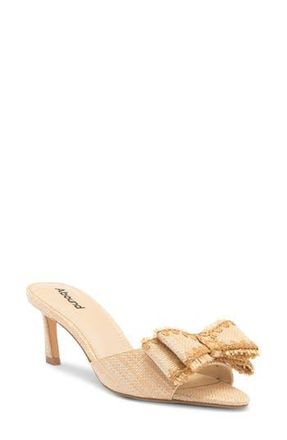 Abound Janice Raffia Bow Sandal in Beige Sand Raffia at Nordstrom Rack, Size 7.5