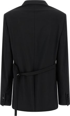 Nensi Dojaka Womens Black Virgin Wool Blazer Clothing