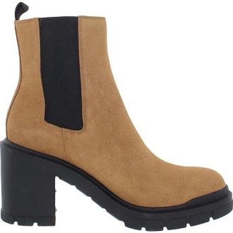 Marc Fisher LTD Vanlisa Boot Womens US 10 Brown Ankle Pull-On Chelsea KHD504