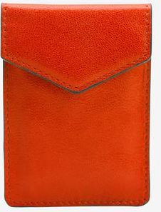 Tusk Siam Mini Card Case in Orange /Sky at Nordstrom