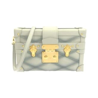 Louis Vuitton Pre-owned Petite Malle Lamb Shoulder Bag - Dames - Pre-owned - Beige - Maat: ONE Size Leer