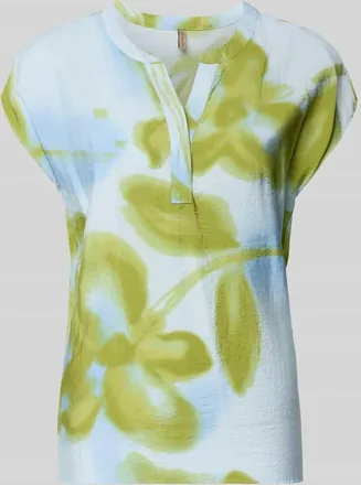 Soyaconcept Blusenshirt mit V-Ausschnitt Modell CATE 1 in Hellblau, Gr&ouml;&szlig;e XL