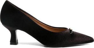 Isabel Ferranti 60mm bow-detailed pointed pumps - Brown