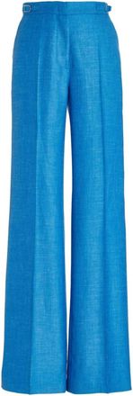 Gabriela Hearst Womens Tailored Pant In Blue