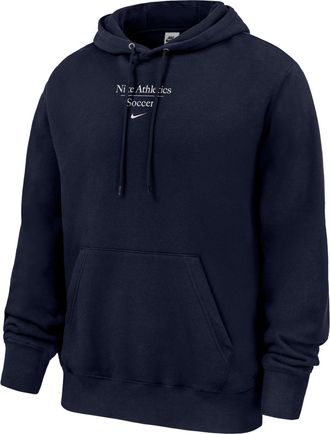 Nike Mens Club Fleece Soccer Pullover Hoodie in Blue | M31233SC25-NVY