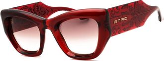 Etro 0017/S 2LF/HA Womens Sunglasses Red Size 51