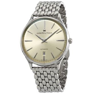 Hamilton Jazzmaster Thinline Automatic Light Tan Dial Mens Watch H38525111