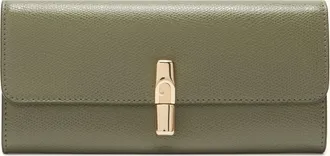 Furla Iride Portafoglio Continental Xl Avocado Verde Pelle Stampata Donna