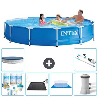 Intex Piscina Con Estructura Redonda - 366x76 Cm - 7-piezas S20429