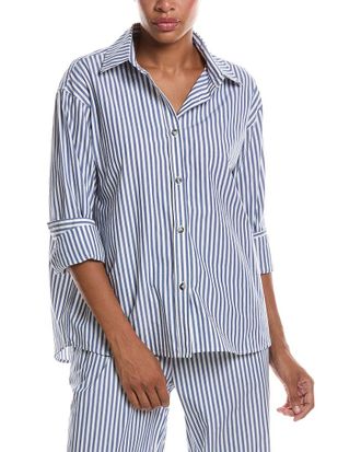 perfectwhitetee James Poplin Button-Up Shirt
