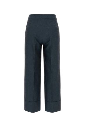 Pantaloni Torino Cdvsttz00stdzi33 0370 Blu Exterior: Cotton Linen Pantaloni Trousers
