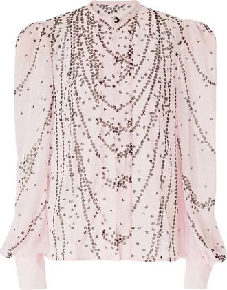 Genny Blusa a fiori - Rosa