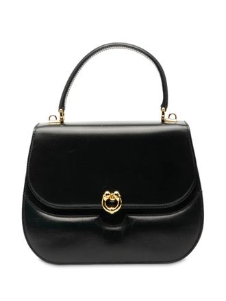 Gucci 20th Century Leather Horsebit Top Handle Bag handbag - Nero