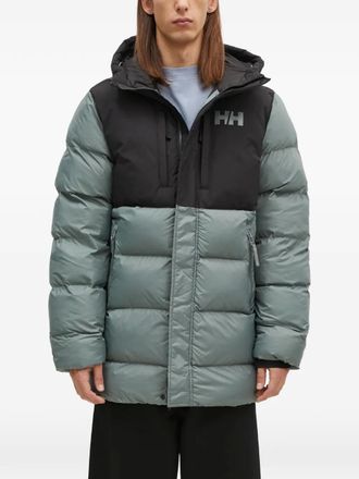 Helly Hansen Jack met capuchon en logo - Grijs