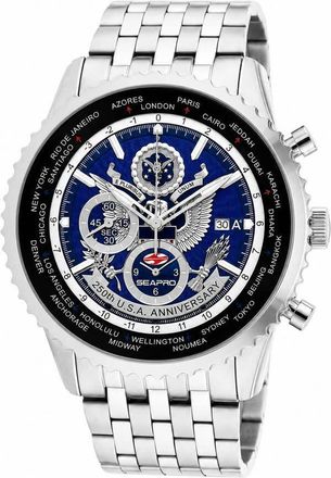 Seapro 250Th Anniversary Meridian Blue Dial Mens Watch SP7320L