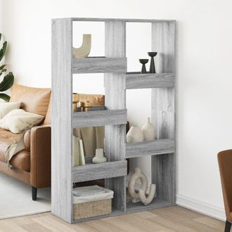 Berkfield Home Room Divider Grey Sonoma 100x33x155.5 cm Engineered Wood