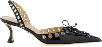 Mach & Mach crystalized Corset Slingback