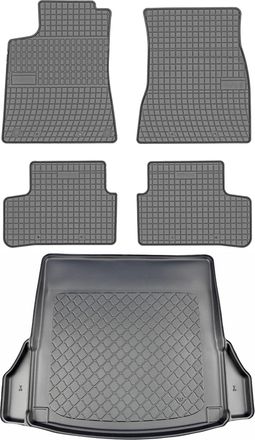 OEM Juego De Alfombrillas De Goma Para Coche Y Maletero Para Mercedes Cla Ii C118 Coup&eacute; Desde Mayo De 2019