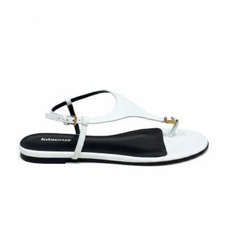 Lola Cruz Womens Bellagio Flat Open Toe Sandal In White