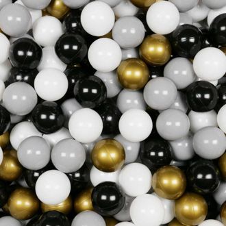 OEM Pelotas De Juguete &Oslash;7cm 300uds Blanco, Gris, Negro, Oro Viejo