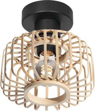 Steinhauer Steinhauer - plafoniera - Bloeba - naturale - bambù metallo - Ø