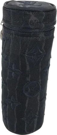 Louis Vuitton Vintage, unisex, Zwart, ONE Size, Katoen, Pre-owned Pouch