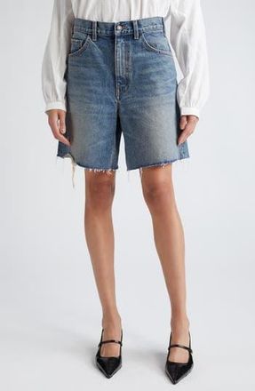 Nili Lotan Russel Denim Cutoff Shorts in Summer Wash at Nordstrom Rack, Size 29